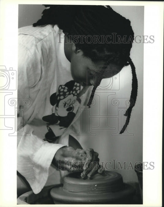 1994, Adrienne Jordan at University Camp, University of Wisconsin - Historic Images