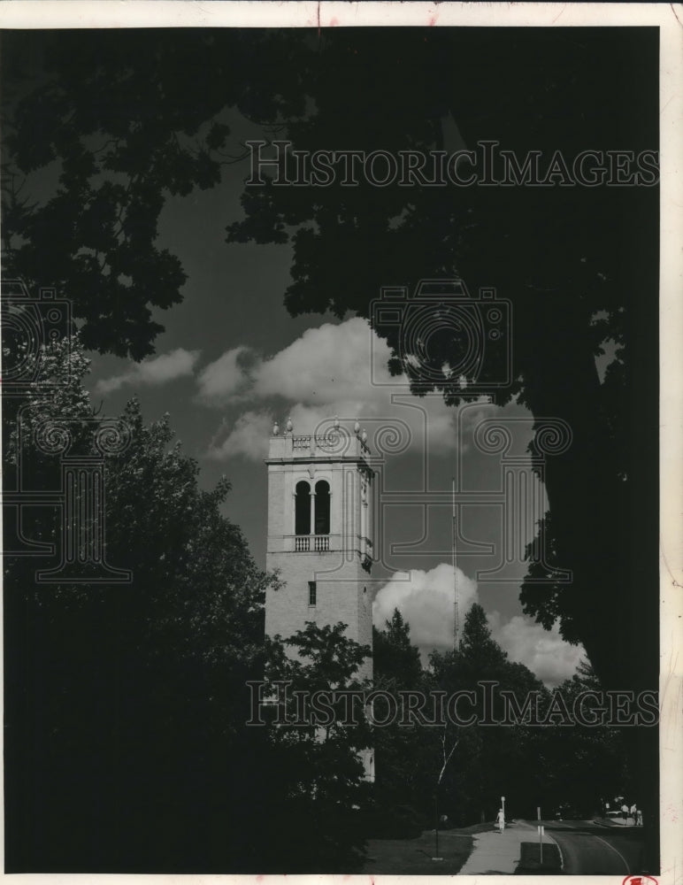 1963, Carillon tower at the University of Wisconsin in Madison - Historic Images
