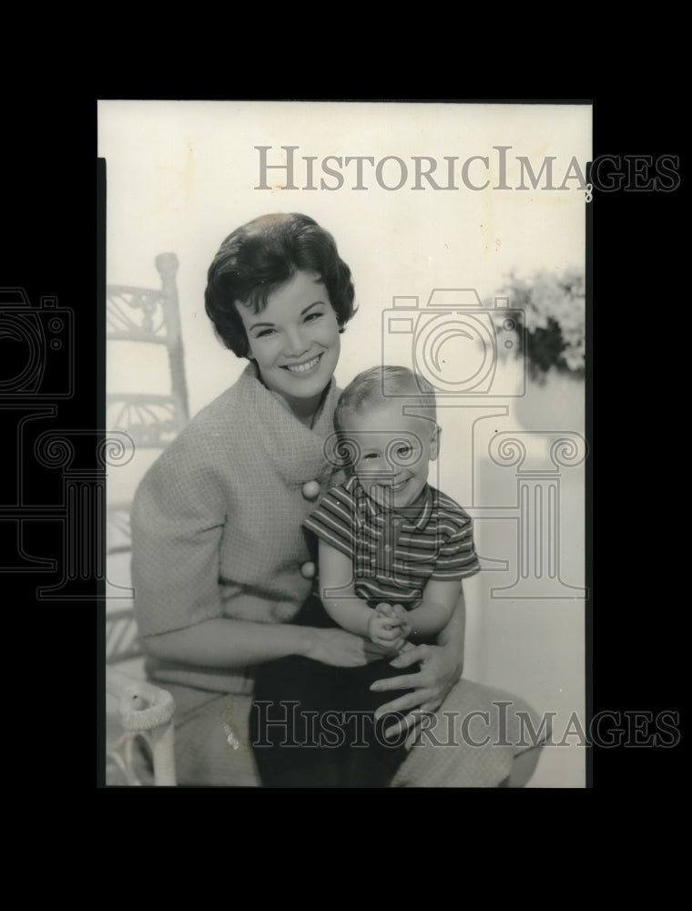 Press Photo Actress Nanette Fabray and son, Jamie Mac Dougall - mjc15636 - Historic Images