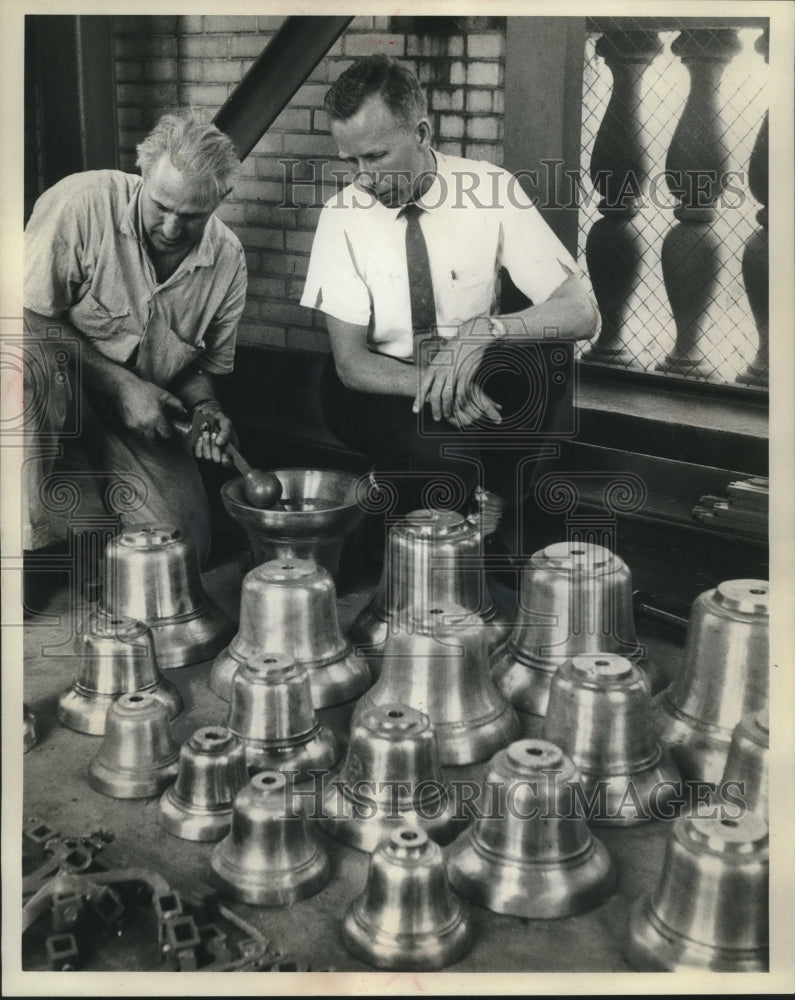 1963, New bells added to University of Wisconsin-Madison carillon - Historic Images