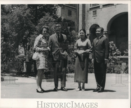 1970, Prince Norodom Sihanouk and wife of Cambodia at Peking home - Historic Images