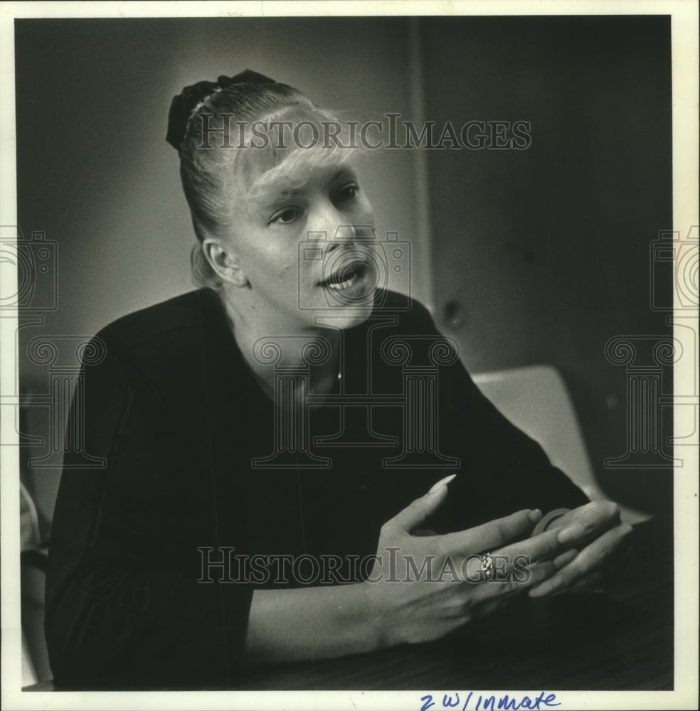 1990 Cynthia Smith, inmate at Women&#39;s Correctional Center Milwaukee-Historic Images