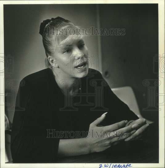 1990 Cynthia Smith, inmate at Women's Correctional Center Milwaukee-Historic Images