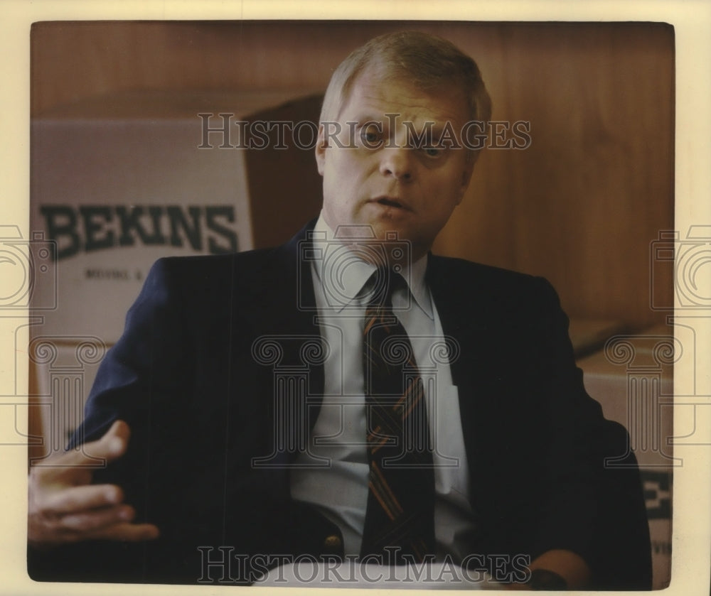 1991 University of Wisconsin System president Kenneth Shaw - Historic Images