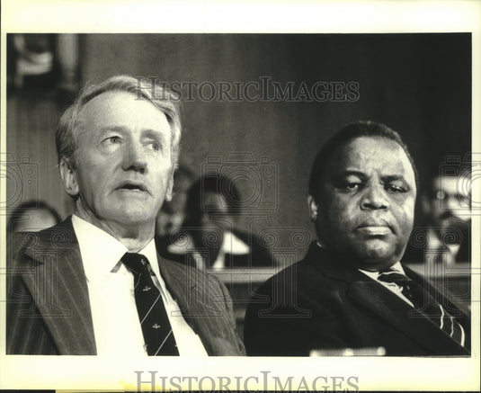 1978 Rhodesia Prime Minister Ian Smith & Ndabaningi Sithole - Historic Images