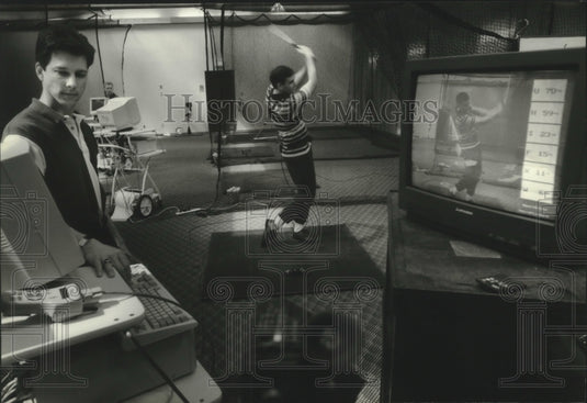 1994 Mark Drapala at The School for Better Golf Menomonee Falls - Historic Images