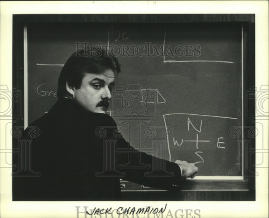 1981 Press Photo Jack Champion witness James Schoenperlen trial Milwaukee - Historic Images
