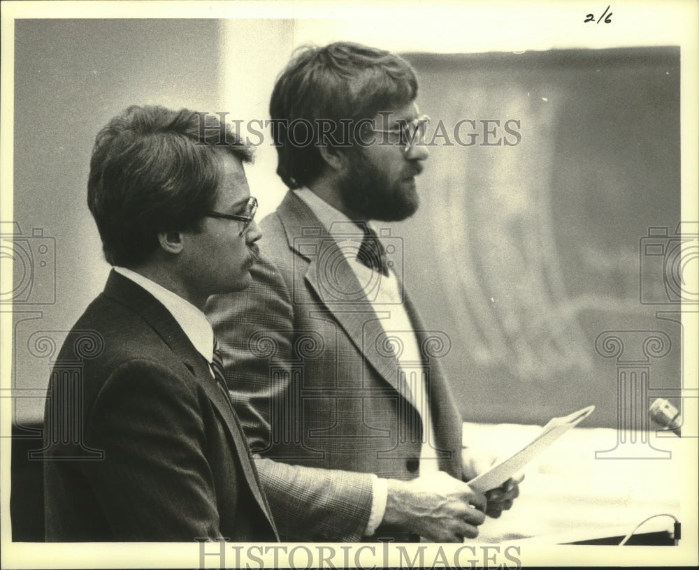 1981, James Schoemperlen being sentenced in Milwaukee - mjc16268 - Historic Images
