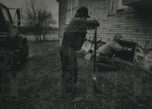1993, Schneider Fuel delivering coal to a customer, Wisconsin - Historic Images