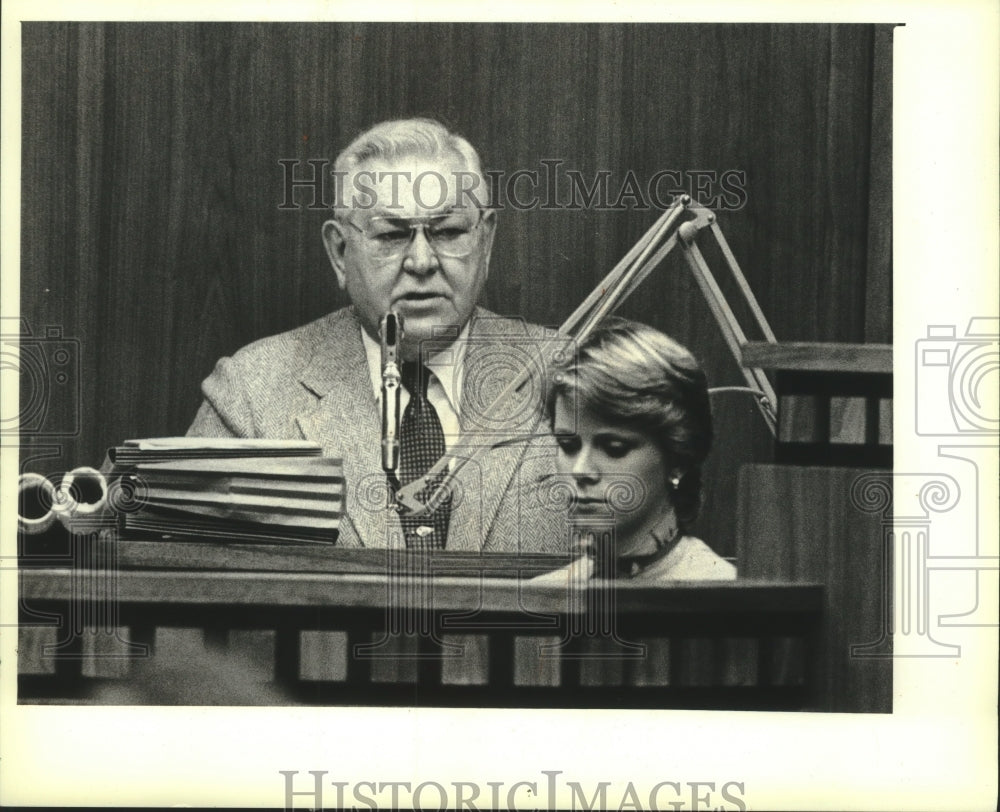 1981, Police Chief Harold A. Breier testified in Milwaukee - Historic Images