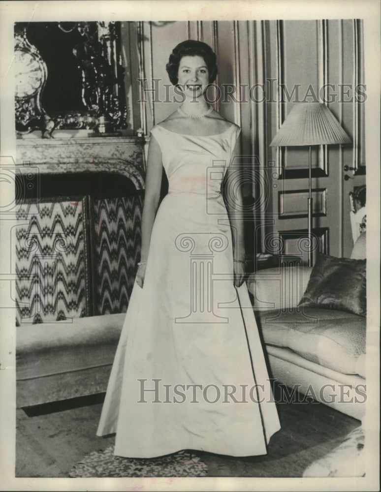 1958 Press Photo Princess Desiree, Baron Niclas Silfverschiold&#39;s future wife-Historic Images