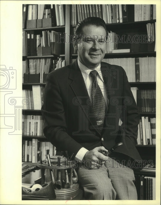 1981, Eric Schenker, Dean, University of Wisconsin-Milwaukee Business - Historic Images