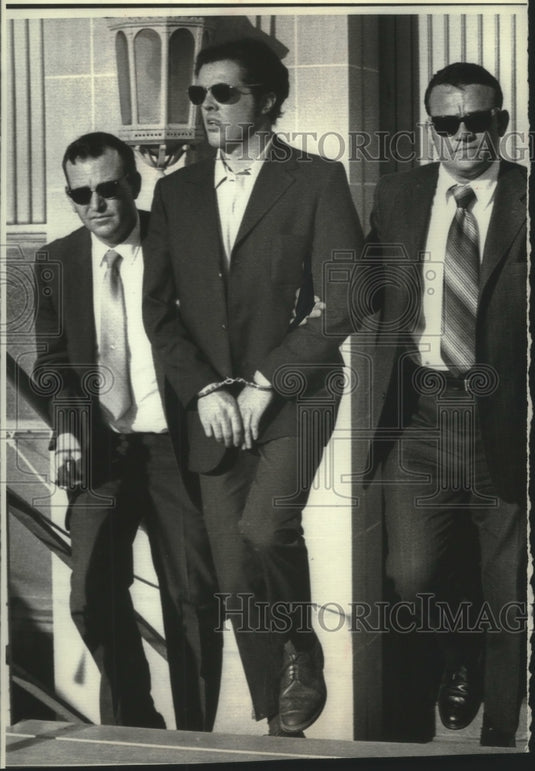 1971, Michael Siler, Charged with kidnapping Des Moines Iowa - Historic Images