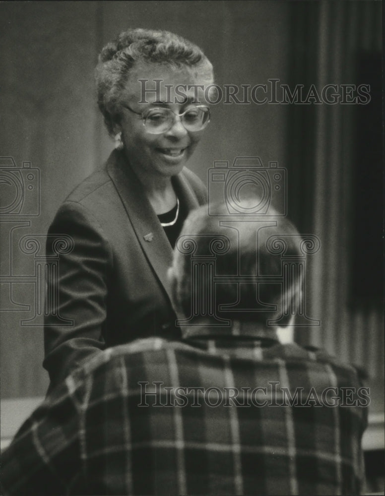 1994, University of Wisconsin-Parkside chancellor Eleanor Smith - Historic Images