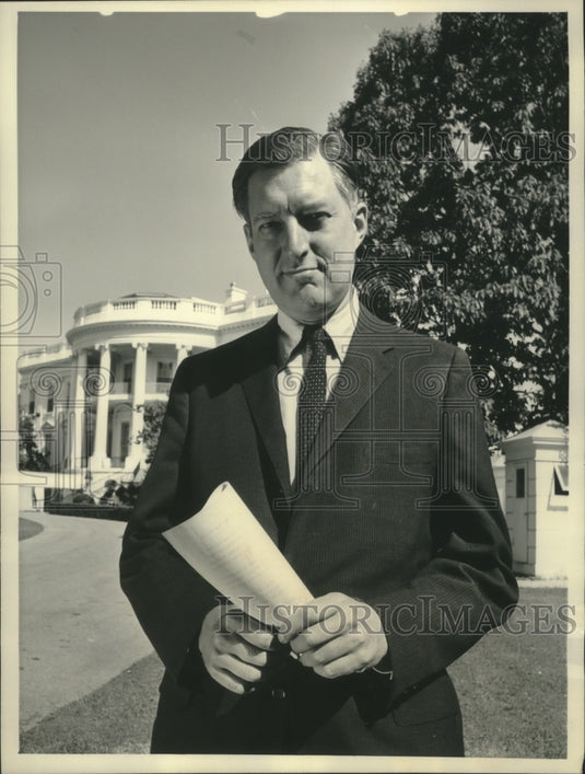 1962 Press Photo Ray Scherer hosts "This is NBC News" - mjc17010 - Historic Images