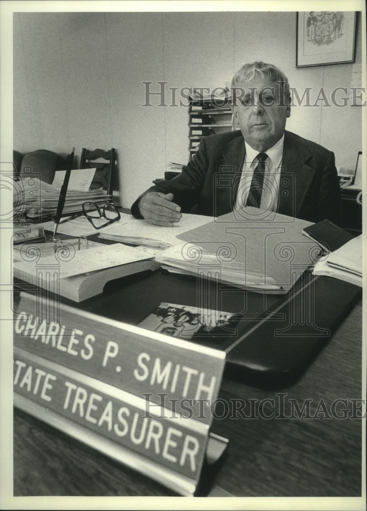 1989, Charles P. Smith, Wisconsin State Treasurer - mjc17096 - Historic Images