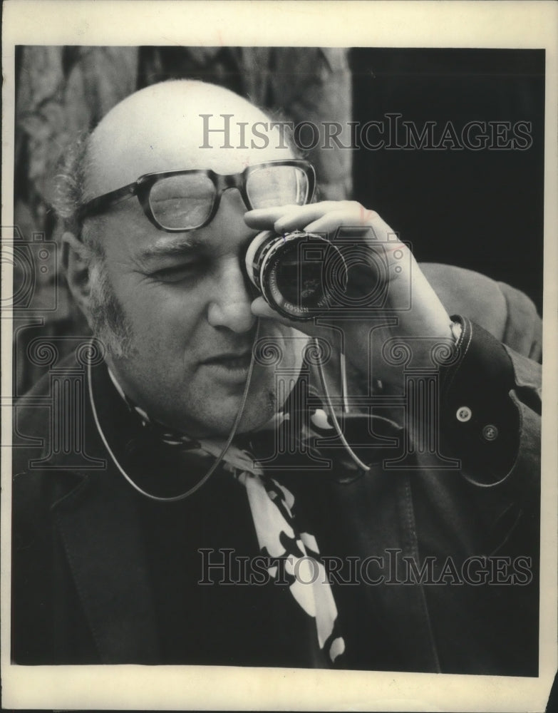 1970 Press Photo John Schlesinger directs film &quot;Bloody Sunday&quot; in London - Historic Images