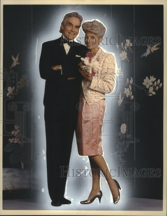 1987 Press Photo Tish Hooker & Kenneth Schermerhorn wedding, Hong Kong - Historic Images