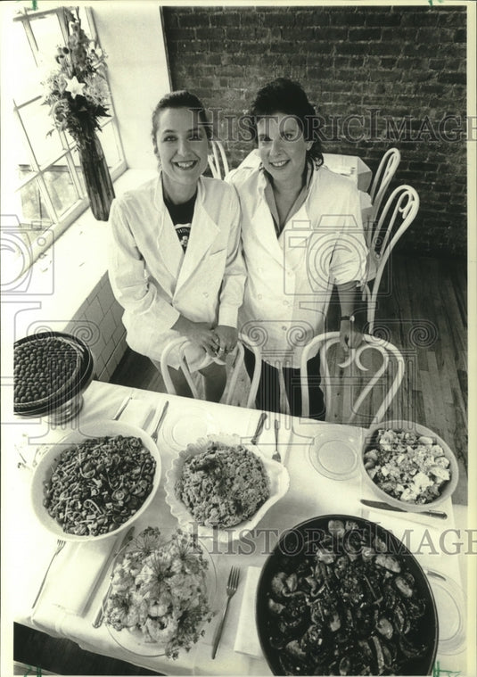 1983 Francine Scherer and Madeline Poley, Soho Charcuterie New York - Historic Images