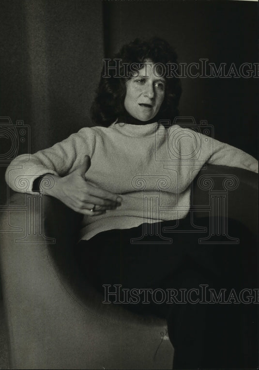 1980 Press Photo Professor Susan Strasser University of Wisconsin Parkside - Historic Images
