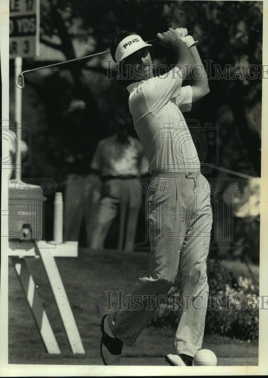 1990 Press Photo Ray Stewart during the Greater Milwaukee Open golf tournament - Historic Images