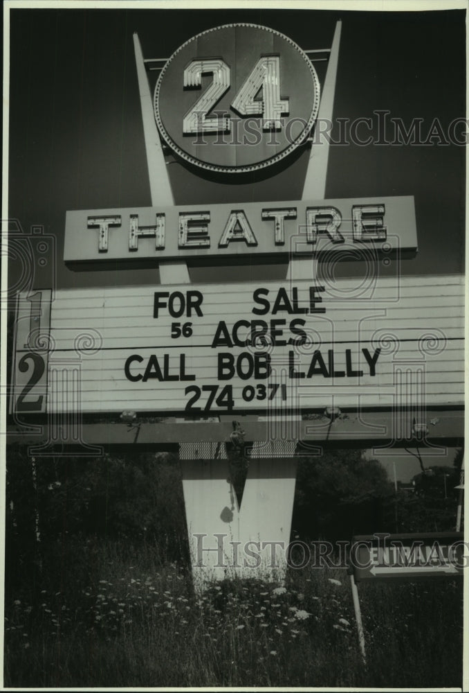 1993, Highway 24 drive-in in Wisconsin is for sale - mjc17683 - Historic Images