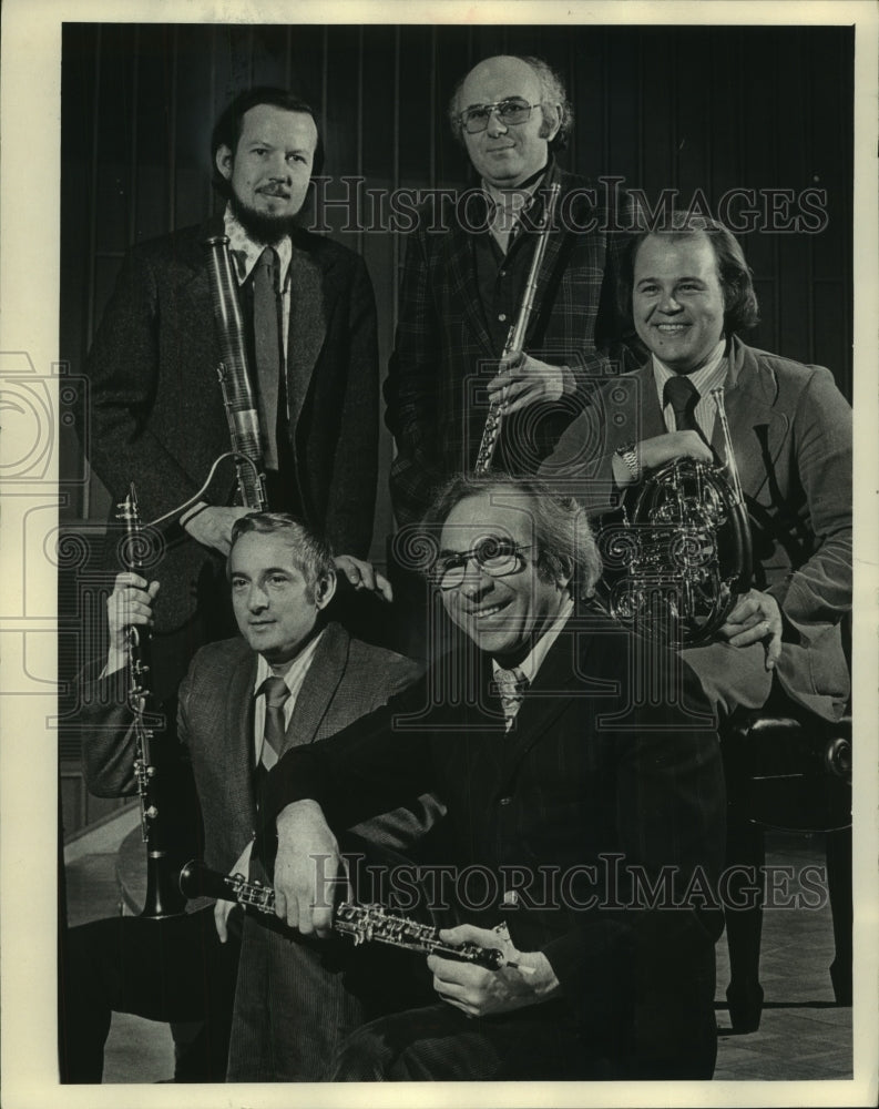 1973 Press Photo UWM&#39;s Woodwind Arts Quintet to perform at fine arts festival-Historic Images