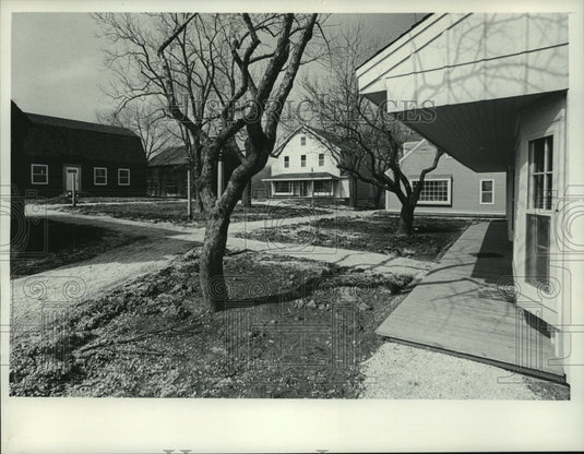 1974, Stonewood Village shopping center in Brookfield - mjc17998 - Historic Images