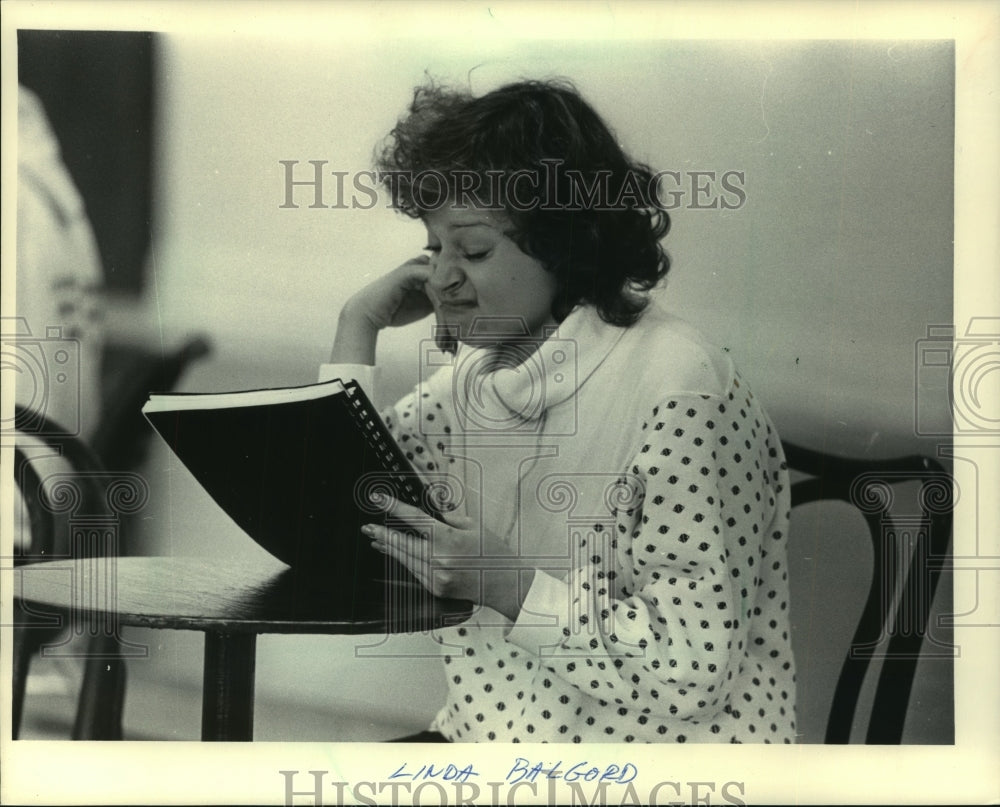 1986 Linda Balgord of University of Wisconsin-Milwaukee theater-Historic Images