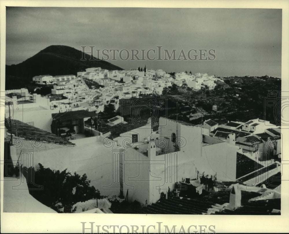1986, Bright white-washed buildings on the Costa del Sol in Spain - Historic Images