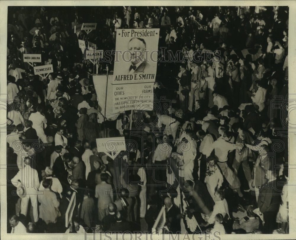 1929, Governor Alfred E. Smith of New York won Democratic nomination - Historic Images