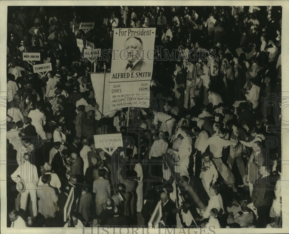 1929, Governor Alfred E. Smith of New York won Democratic nomination - Historic Images