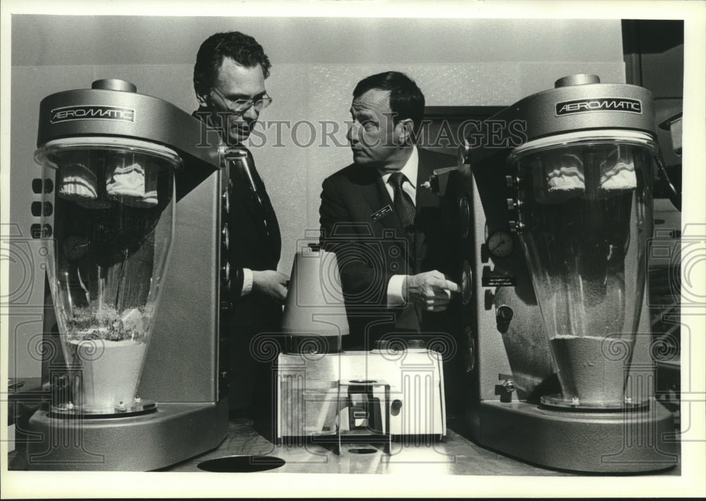 1983, Gary Sanderson and John Murray, Universal Foods, Inc.,Milwaukee - Historic Images