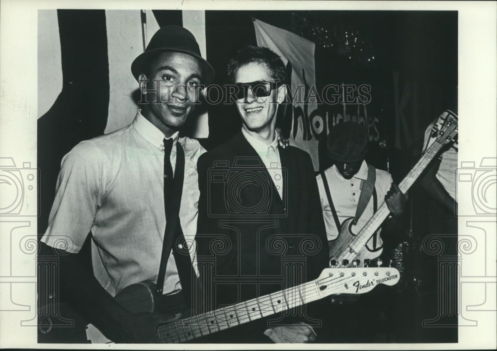 1982 Clyde Grimes &amp; Kevin Long of music group Untouchables - Historic Images