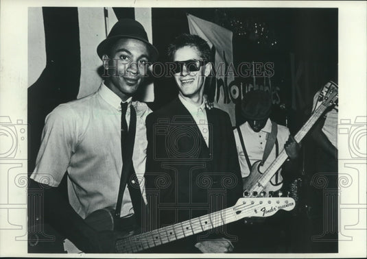 1982 Clyde Grimes & Kevin Long of music group Untouchables - Historic Images