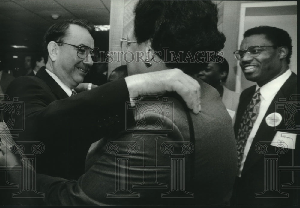1994, Wisconsin Governor Tommy Thompson campaigns - mjc19136 - Historic Images