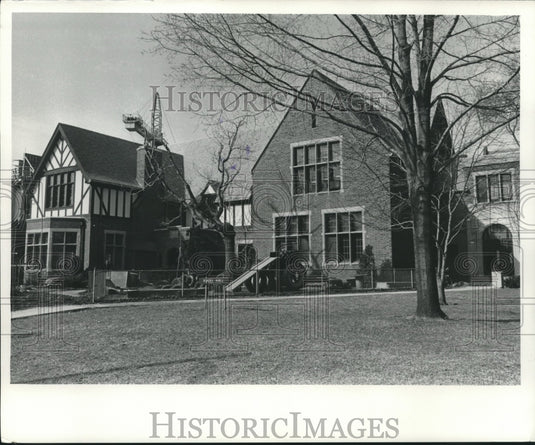 1973 Press Photo The University of Wisconsin-Milwaukee's Vogel Hall building - Historic Images