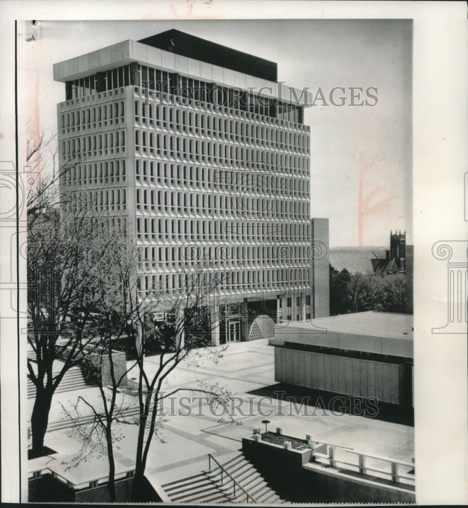 1963, Van Vleck Hall at University of Wisconsin-Madison - mjc19392 - Historic Images