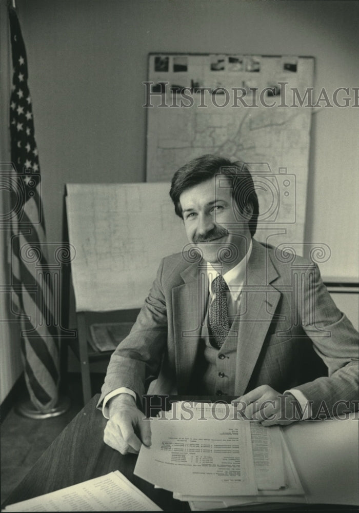 1983 Donald J. Troendle of the Waukesha housing authority - Historic Images