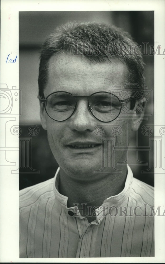 1990 Press Photo Roland Trojan, Mayor of Haigerloch, West Germany - mjc19428 - Historic Images