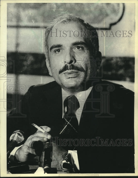 1977, Jordan's King Hussein - mjc19536 - Historic Images