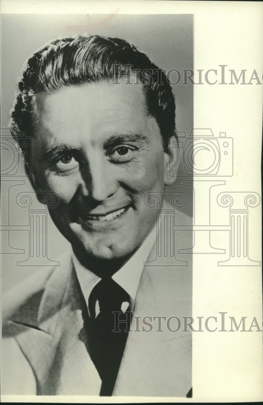 Press Photo American actor, Kirk Douglas - mjc19669 - Historic Images