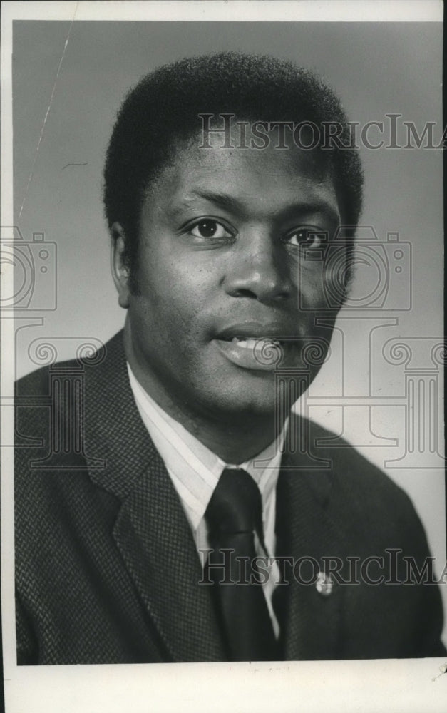 1971 Press Photo Hallie Bryant of the Harlem Globetrotters basketball team - Historic Images