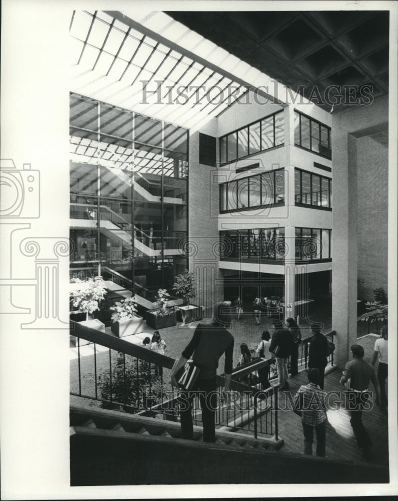 1973 Press Photo The new library at University of Wisconsin-Parkside campus - Historic Images