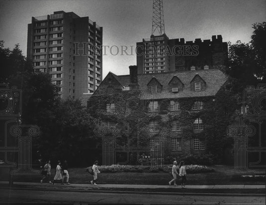 1991, UW-Milwaukee campus buildings - mjc20021 - Historic Images