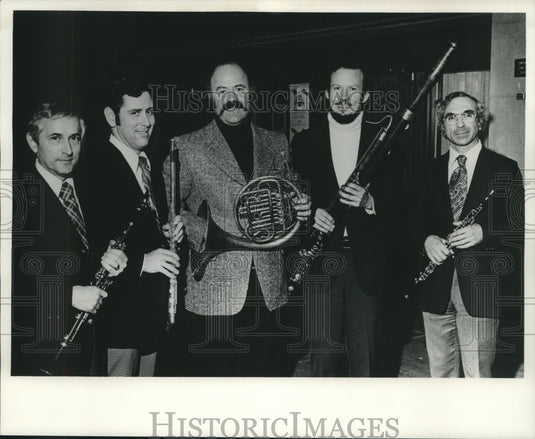 1976 University of Wisconsin-Milwaukee Woodwind Arts Quintet - Historic Images