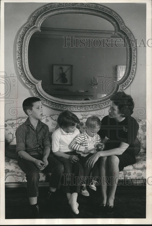 1962, The family of Senator-Elect Gaylord Nelson - mjc20329 - Historic Images