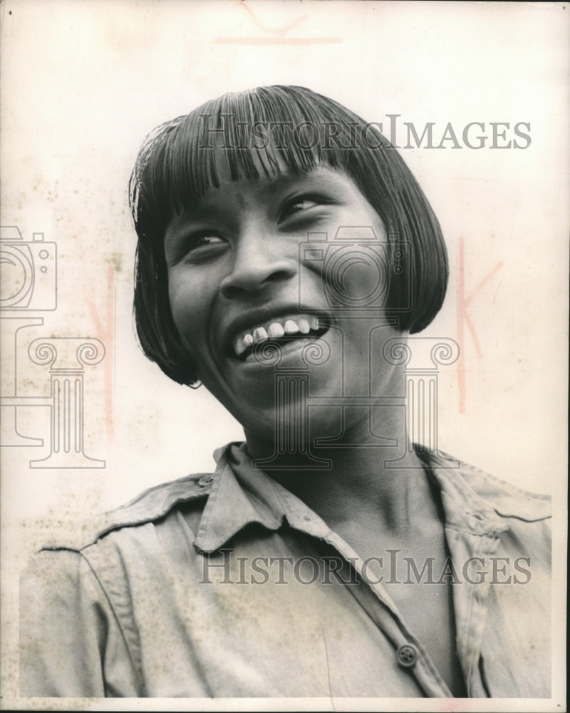 1952, A Choco Indian with gold plating on front teeth, Panama. - Historic Images