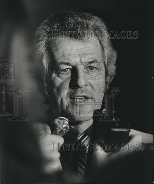 1980, Joseph T. Ruditys, President Fire Fighters Union Milwaukee, WI - Historic Images