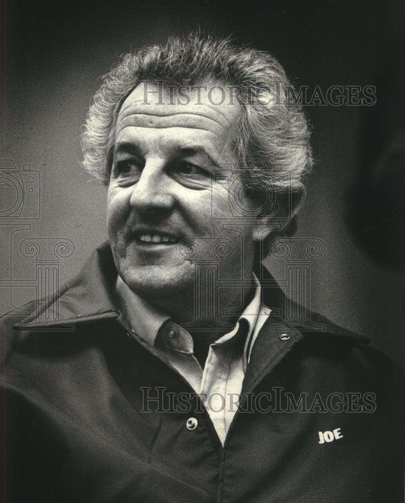 1981 Joseph Ruditys President of Firefighters Union Milwaukee, WI - Historic Images